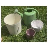 Watering Can & Pots