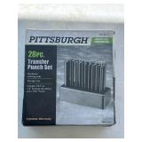 Pittsburgh 28 Piece Transfer Punch Set