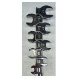 8 Pc  Set of Metric Crowfoot Wrenches