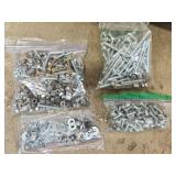 7/16" (believed) nuts, bolts, washers, carriage