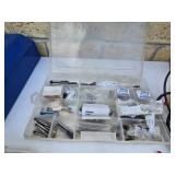 Plastic Container w/Assorted Tools & Hardware