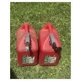 (2) 5 Gallon Gas Can with Handle