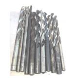 (11) Assorted HS Drill Bits