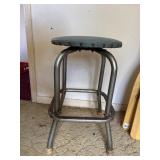 22" Vintage Industrial Style Bar Stool with a