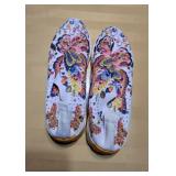 NIB SZ 8-8.5 Bead Embellished Butterfly Slip Ons