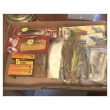 Vtg Wood Fishing Lures & More