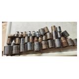(35) Craftsman Metric Sockets 3/8" Drive