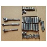 1/4" Drive Metric Sockets & Ratchets