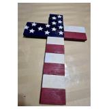 12x16 Wooden Flag Cross