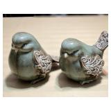 Cc Home Furnishings Ceramic Bird Figurines