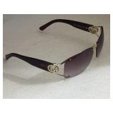 Gucci Logo Brown GG Crystal 2820/F/S Sunglasses