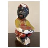 11ï¿½ Black Americana Chalkware Door Stop