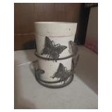 Retired Scentsy Butterfly Metal Warmer Wrap from