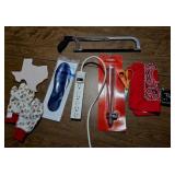 Surge Protector, Hack Saw, NIB Rain Gauge, Tx
