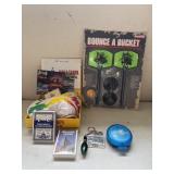 Bounce a Bucket Game & Gambling Cards & More