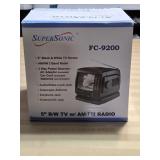 NIB Supersonic FC-9200 5" Portable Black and