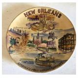1950s New Orleans Souvenir Plate
