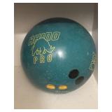 VTG Brunswick Teal Rhino Pro Bowling Ball