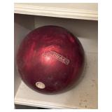 Hammer Bowling Ball Red Pearl Urethane Model