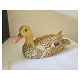 13-inch Hand-painted Ceramic Mallard Duck