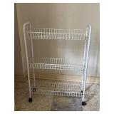 30ï¿½ 3 Tier Wire Organizer on Wheels