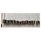 (14) Craftsman SAE Sockets 3/8" Drive