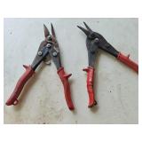 (2) WISS Metal Snips