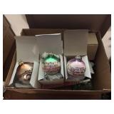 (3) Boxes of Christmas Decor & Specialty Ornaments