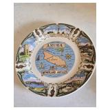 1980s Aruba Souvenir Plate