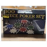 NIB Game 400 Piece Poker Set Poker Chips A