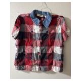 Sz: M, Lemon Grass Button Down Shirt American