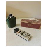 Aluminum Canteen w/Canvas Pouch, Sl & TI