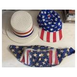 Patriotic Hats and Fanny Pack