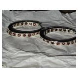 NIB Avon February Birthstone Hoop Earrings + Avon