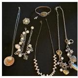 (3) Necklaces, (2) Bracelets,  (1) Pr Earrings &