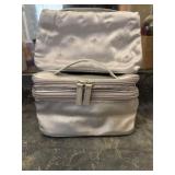 (2) Grey Make Up Bags