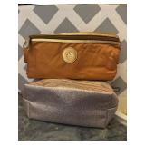 (2) Glittery MakeUp Bags