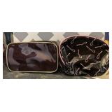 (2) Travel Make Up bags