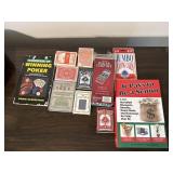 Poker Chips, Card Games, & Books