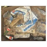 Vtg Fishing Tackle, Supplies & Weights