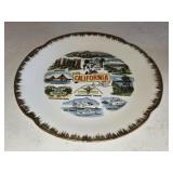 Vtg Victoria Ceramics California State Plate