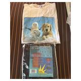 Sz L T Shirt & New 45"x60ï¿½ Polar Fleece Blanket