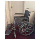 Maxim Wheelchair Black Upholstery and Chrome