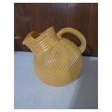1940-1950s Hazel Atlas Yellow Rib Tilt Ball