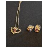 Necklace w/Matching Earrings