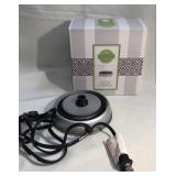 NIB Silver Charmer Scentsy Candle Wax Warmer Base