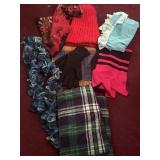 Throw Blanket, Scarves & Gloves
