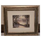 Framed & Matted "Paris Evening" by Marilyn