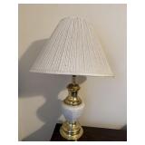 Ceramic & Brass Table Lamp