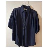 Sz: S, Joanna, Short Sleeve Button Down Shirt